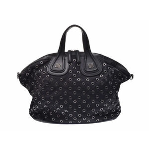 Givenchy Nightingale Handbag Leather Black Strap